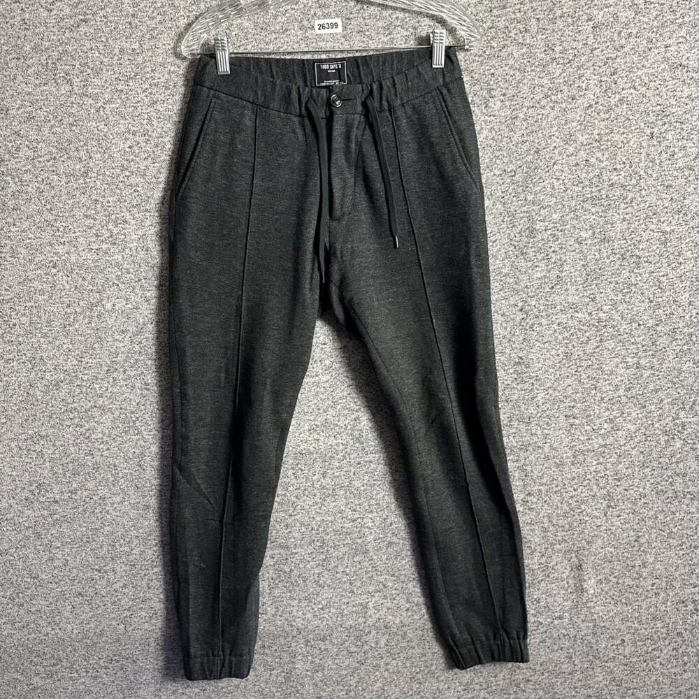Todd Snyder Men's XS Gray Knit Travelers Suit Jogger Pants Elastic Waist Pintuck